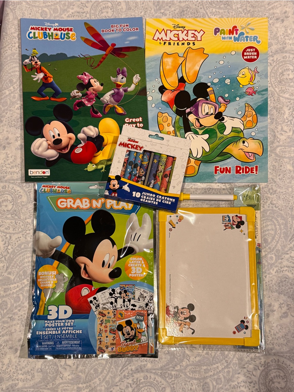 Disney Mickey Mouse Kids' Activity Set with Jumbo Crayons